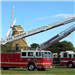 Ladder Trucks with Ladders Extended