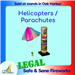 Helicopters and Parachutes Are Legal in Oak Harbor
