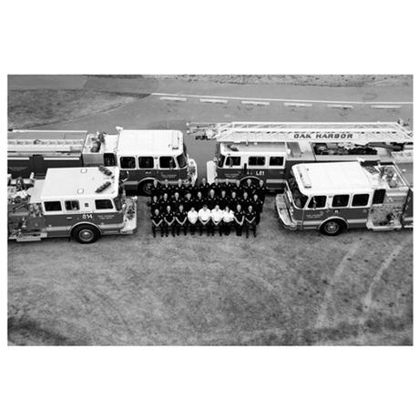 Black and White Group Photo From a Distance