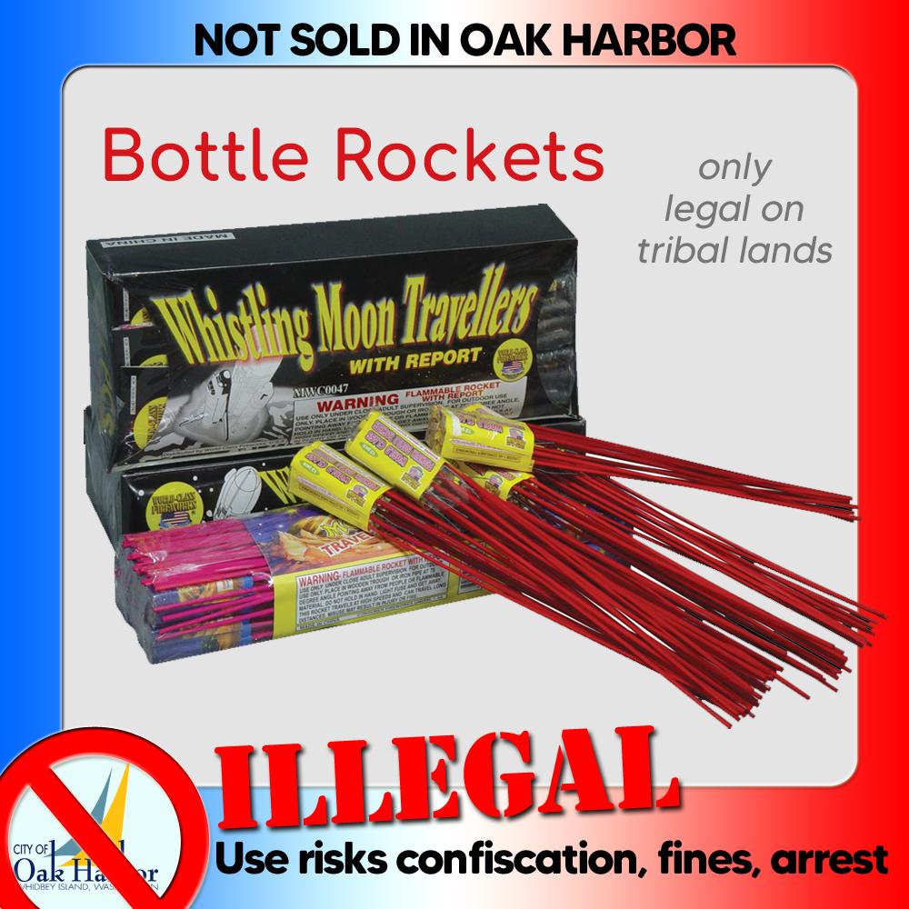 Bottle Rockets Are Illegal in Oak Harbor