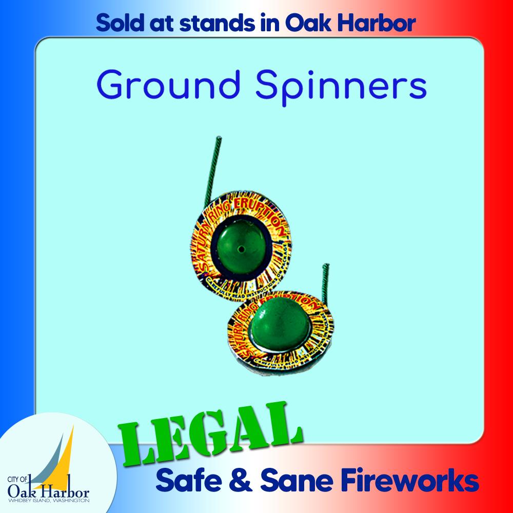 Ground Spinners Are Legal in Oak Harbor