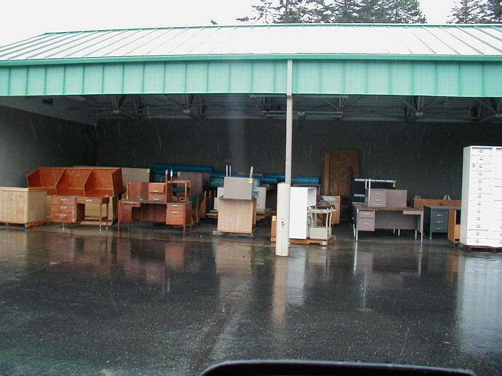 Auction Items Under Pavilion