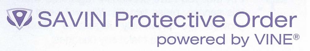 SAVIN Protective Order