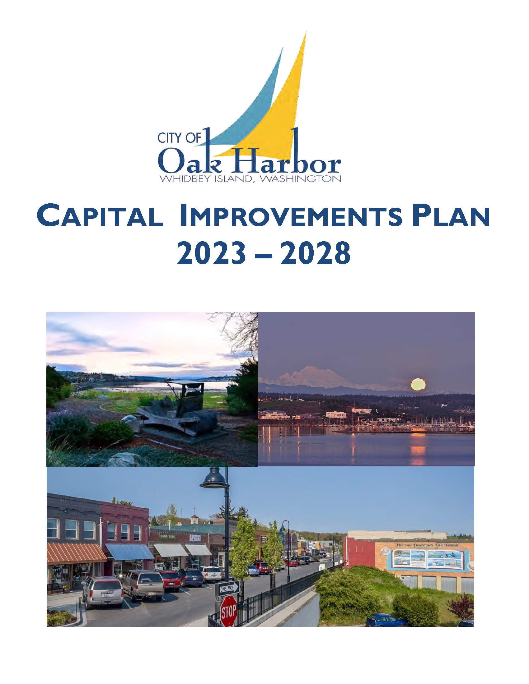 Cover of the Capital Improvements Plan 2023-2028