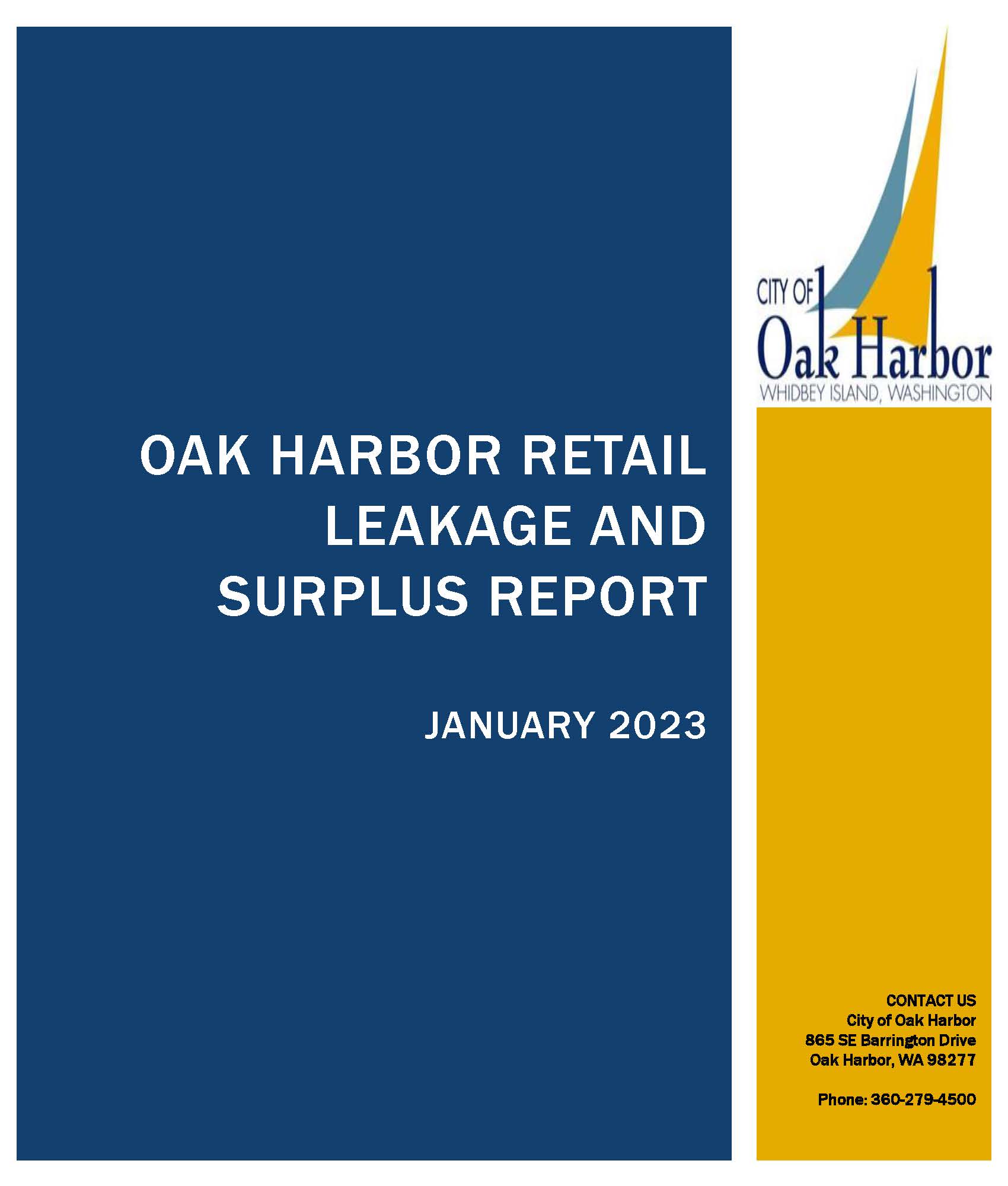 Image of Retail Leakage Report Cover