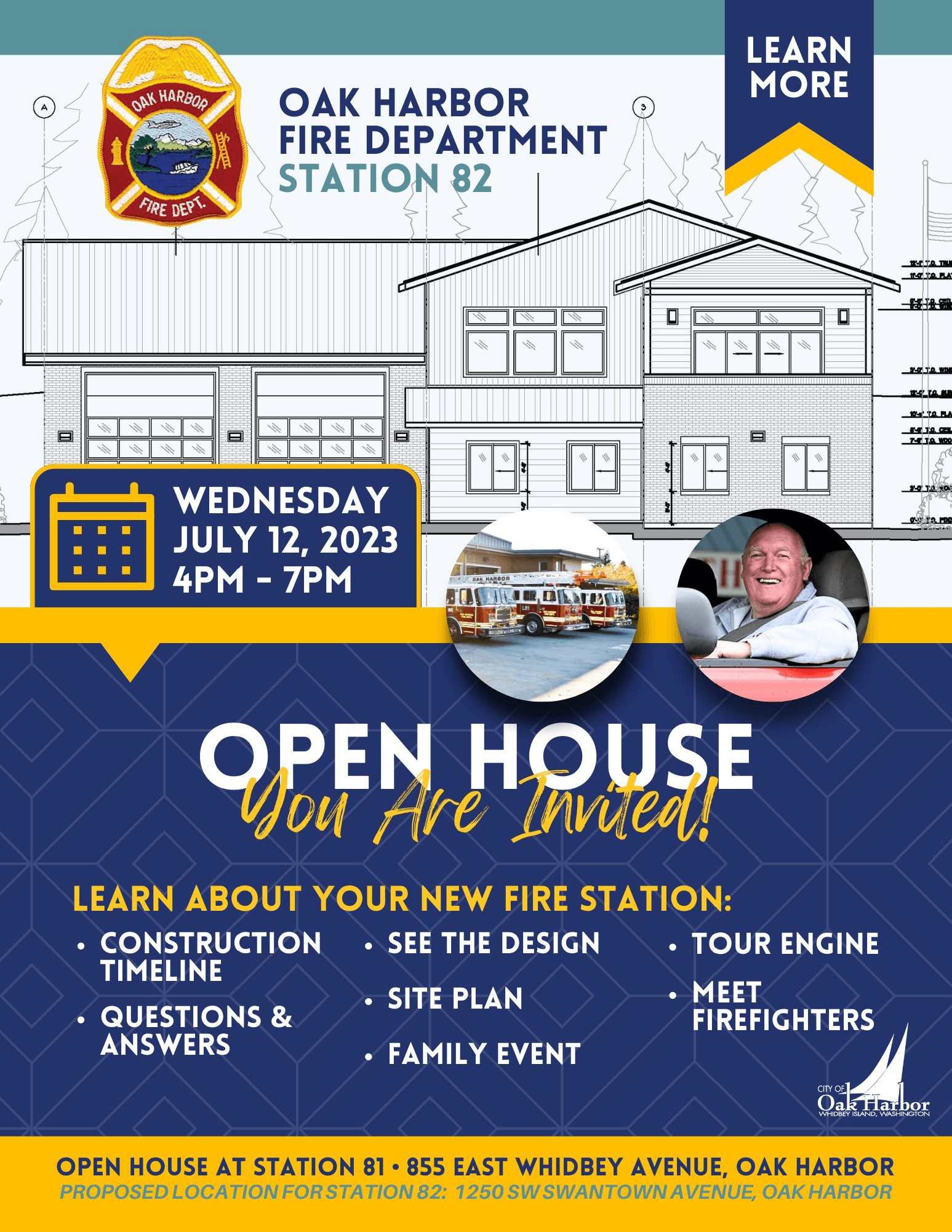 Image of Fire Open House Event Flyer Page One