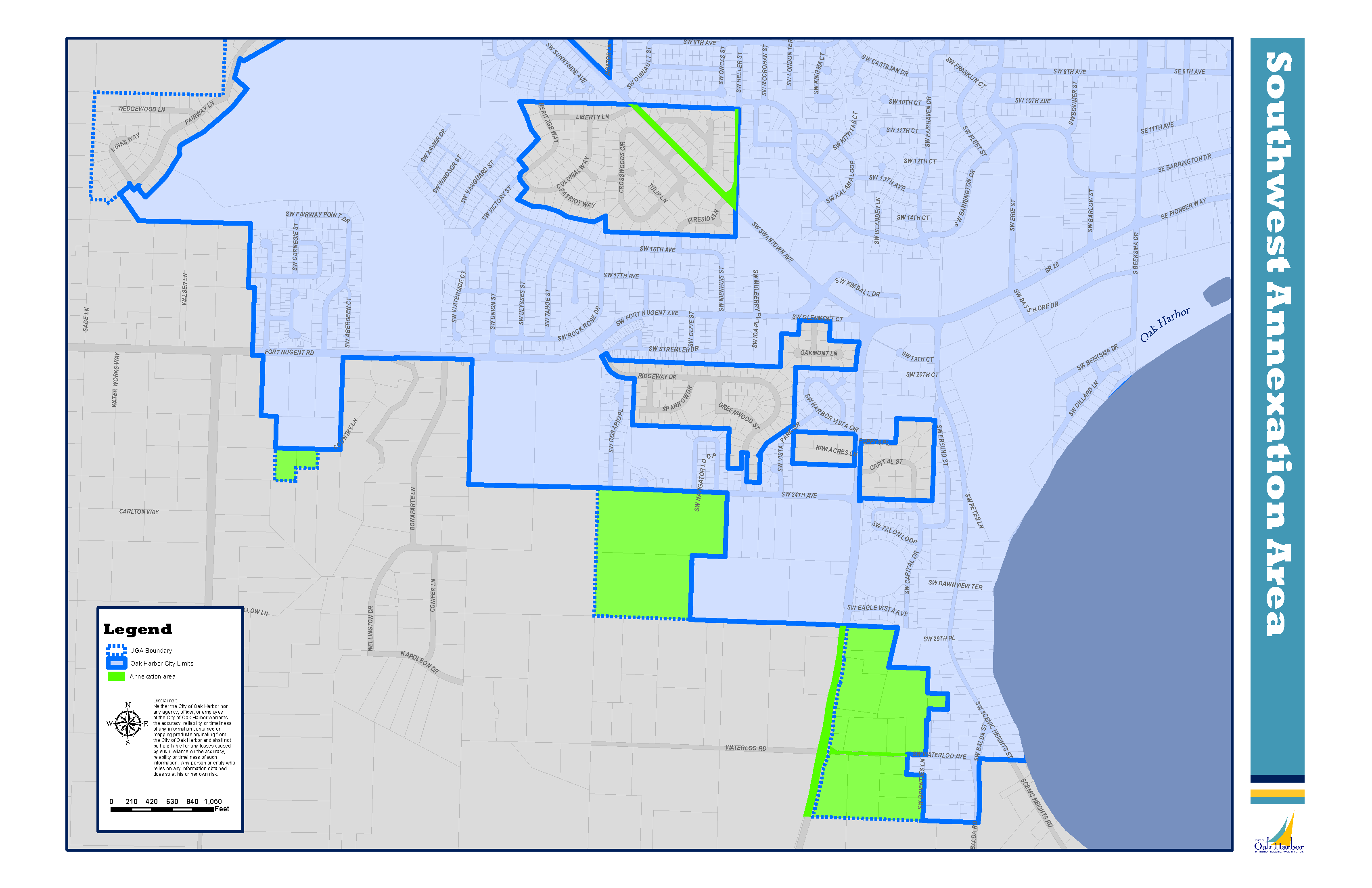 SW 24th Waterloo Annexation Map